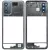 Рамка корпуса Motorola XT2233-2 Moto G42 синяя + стекло камеры