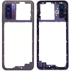 Рамка корпуса Nokia G42 фиолетовая, Purple + стекло камеры