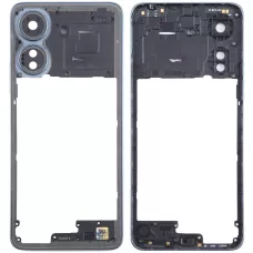 Рамка корпуса Xiaomi Redmi 13C/Poco C65 синяя, Navy Blue + стекло камеры