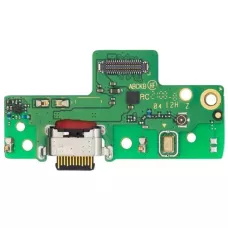 Шлейф Motorola XT2045 Moto G8 с разъемом зарядки, с микрофоном, плата зарядки, оригинал PRC