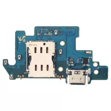 Шлейф Samsung A805 Galaxy A80/A908 с разъемом зарядки, с разъемом Sim-карты, с микрофоном, плата зарядки, OEM