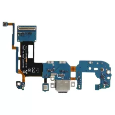 Шлейф Samsung G955 Galaxy S8+ с разъемом зарядки, Type-C, с микрофоном, плата зарядки, оригинал PRC