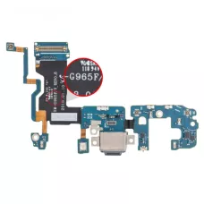 Шлейф Samsung G965 Galaxy S9+ с разъемом зарядки, Type-C, с микрофоном, плата зарядки, оригинал PRC