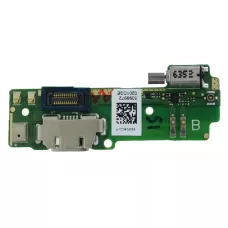 Шлейф Sony F3111 Xperia XA/F3112/F3113/F3115/F3116 с разъемом зарядки, с микрофоном, с виброзвонком, плата зарядки, оригинал PRC