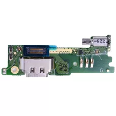 Шлейф Sony G3121 Xperia XA1/G3123/G3125 с разъемом зарядки, с виброзвонком, с микрофоном, плата зарядки