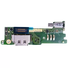 Шлейф Sony G3121 Xperia XA1/G3123/G3125 с разъемом зарядки, с виброзвонком, с микрофоном, плата зарядки, оригинал PRC