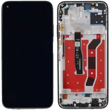 Дисплей Huawei P40 Lite 4G черный, оригинал PRC с рамкой