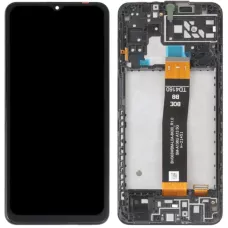 Дисплей Samsung A042 Galaxy A04e черный, OEM, с рамкой