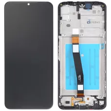 Дисплей Samsung A226 Galaxy A22 5G черный, оригинал PRC с рамкой