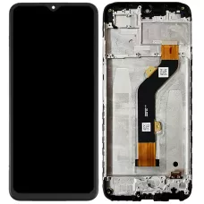 Дисплей Tecno Pop 6 Pro черный, оригинал PRC с рамкой
