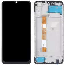 Дисплей Vivo Y20 /Y20i /Y20 2021 черный, оригинал PRC с рамкой