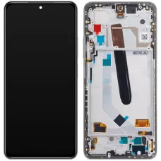Дисплей Xiaomi Poco F3 /Mi 11i /Mi 11X /Redmi K40 черный, Amoled, оригинал PRC переклеенное стекло, с рамкой, Night Black