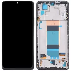 Дисплей Xiaomi Poco F4 черный, OLED, с рамкой, Night Black