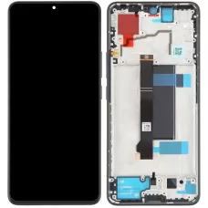 Дисплей Xiaomi Poco X6 5G /Redmi Note 13 Pro черный, Amoled, оригинал PRC с рамкой, Midnight Black