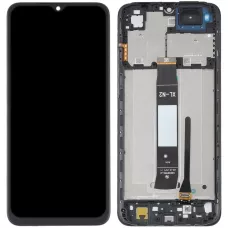 Дисплей Xiaomi Redmi A1 /Redmi A1 Plus /Redmi A2 /Redmi A2 Plus /Poco C50 /Poco C51 черный, оригинал PRC с рамкой