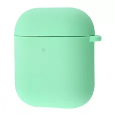 Чехол AirPods 1/2 Silicone case Full Mint Gum