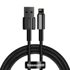 Кабель Baseus Tungsten Gold Fast Charging Lightning 2.4A (1m) Black
