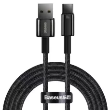 Кабель Baseus Tungsten Gold Fast Charging USB to Type-C 100W (2m)