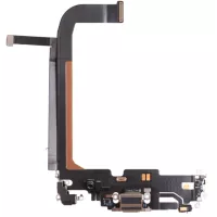 Нижній шлейф iPhone 13 Pro Max з портом зарядки та мікрофоном Gold