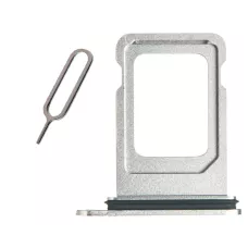Сим лоток iPhone 13 Pro Max Silver + скрепка