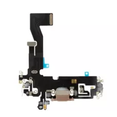 Нижний шлейф iPhone 12 Pro и порт зарядки с микрофоном Gold