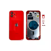 Корпус iPhone 12 Red (с сим-лотком, магнитами и кнопками)
