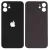 Задняя крышка iPhone 12 Black BIG (большой глазок) Original PRC