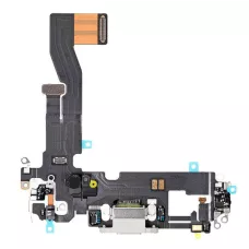 Нижний шлейф iPhone 12 mini и порт зарядки с микрофоном White