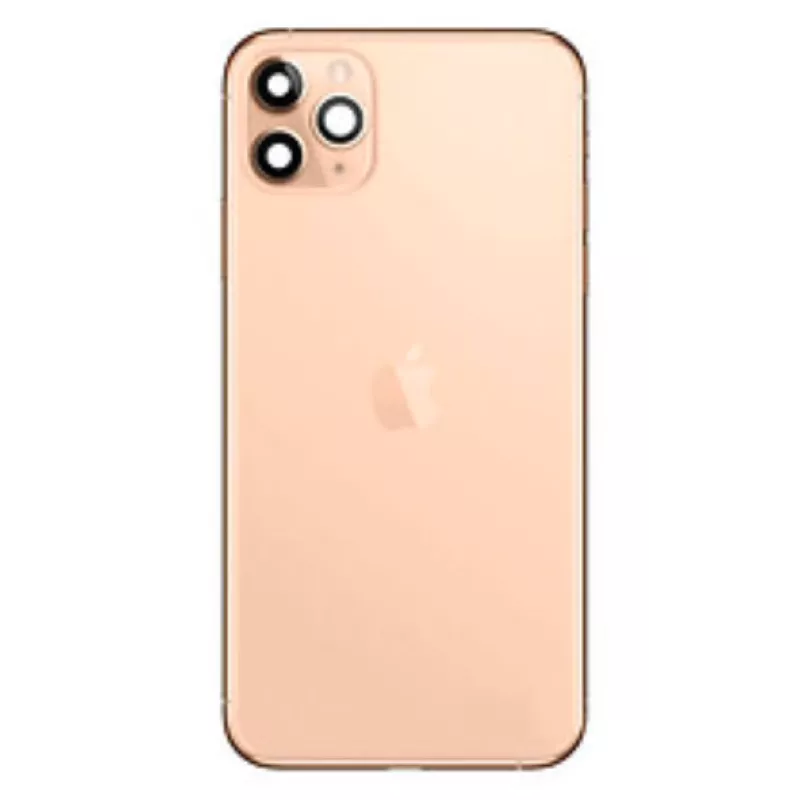 Корпус iPhone 11 Pro Max Gold (с сим-лотком и кнопками)