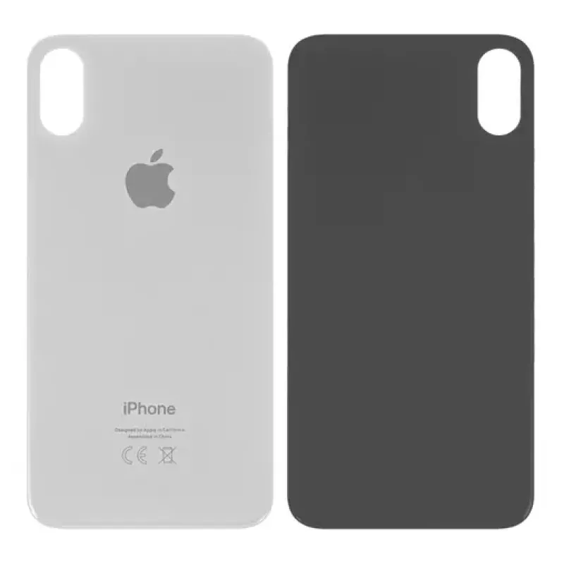 Задняя крышка iPhone X White BIG (большой глазок) Original PRC
