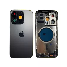 Корпус iPhone 14 Pro Space Black (с сим-лотком, магнитами, сеточками и кнопками)