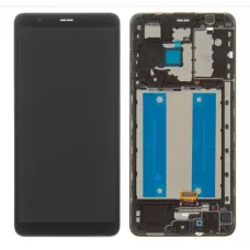 Дисплей Samsung А01 Core A013 2020 (GH82-23561A) сервисный оригинал с рамкой