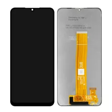 Дисплей Samsung A125 Black A12 2020 (GH82-24491) сервисный оригинал (без рамки)