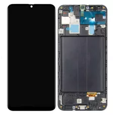 Дисплей Samsung A305 Black А30 2019 (GH82-19202A) сервисный оригинал в сборе с рамкой