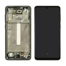 Дисплей Samsung A336 Black A33 5G 2022 (GH82-28143A) сервисный оригинал в сборе с рамкой