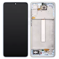Дисплей Samsung A336 Blue A33 5G 2022 (GH82-28143C) сервисный оригинал в сборе с рамкой
