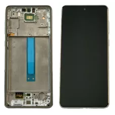 Дисплей Samsung A736 Green A73 2022 (GH82-28884B) сервисный оригинал в сборе с рамкой