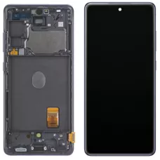 Дисплей Samsung G780 Black S20 FE (GH82-24214A) сервисный оригинал в сборе с рамкой