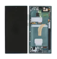 Дисплей Samsung S911 Beige S23 2023 (GH82-30480B) сервісний оригінал в зборі з рамкою