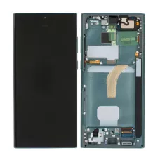 Дисплей Samsung S911 Beige S23 2023 (GH82-30480B) сервисный оригинал в сборе с рамкой