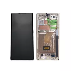 Дисплей Samsung S918 Beige S23 Ultra 2023 (GH82-30465B) сервисный оригинал в сборе с рамкой