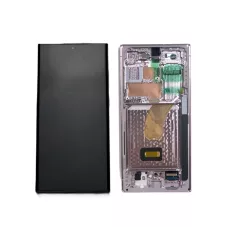 Дисплей Samsung S918 Light Pink S23 Ultra 2023 (GH82-30465D) сервисный оригинал в сборе с рамкой