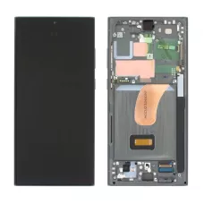 Дисплей Samsung S918 Green S23 Ultra 2023 (GH82-30466C) сервисный оригинал в сборе с рамкой