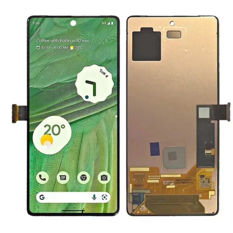 Дисплей (экран) Google Pixel 7 черный, с тачскрином Original REF