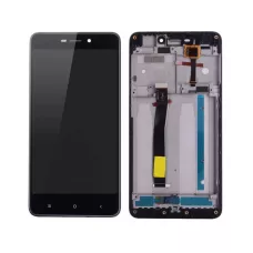 Дисплей Xiaomi Redmi 4A с сенсором и рамкой, черный (оригинальные комплектующие)