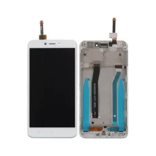 Дисплей Xiaomi Redmi 4X с сенсором и рамкой, белый (оригинальные комплектующие)