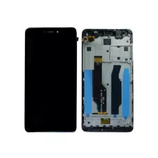 Дисплей Xiaomi Redmi 4X с сенсором и рамкой, черный (оригинальные комплектующие)