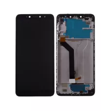 Дисплей Xiaomi Redmi S2 с сенсором и рамкой, черный (оригинальные комплектующие)