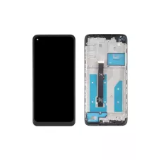 Дисплей Motorola Moto G8 Black (5D68C16383) сервисный оригинал в сборе с рамкой