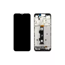 Дисплей Motorola Moto G10 Black (5D18C18090) сервисный оригинал в сборе с рамкой